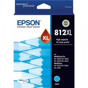 EPSON 812XL - High Capacity DURABrite Ultra - Cyan T05E292