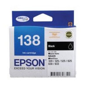 Epson 138 Black Ink Cartridge T138192