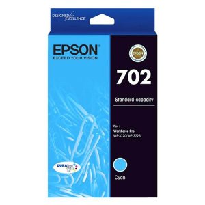 Epson 702 Standard Capacity DURABrite Ultra Cyan Ink Cartridge T344292
