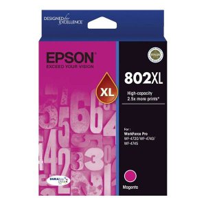 Epson 802XL High Capacity DURABrite Ultra Magenta Ink Cartridge T356392