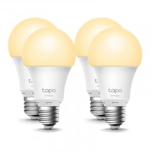 TP-Link L510E Tapo Smart Wi-Fi LED Bulb w/ Dimmable Light - 4 Pack