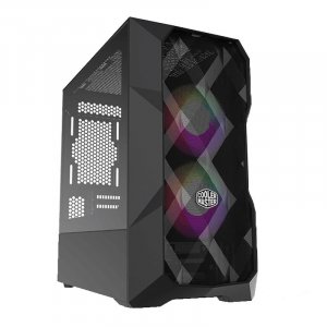 Cooler Master MasterBox TD300 ARGB Mesh Micro-ATX Case - Black