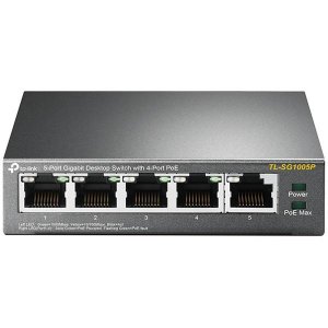 TP-Link TL-SG1005P 5-Port Gigabit Desktop Switch With 4-Port PoE