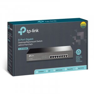 TP-Link TL-SG1008MP 8-Port Gigabit Desktop/Rackmount Switch with PoE+