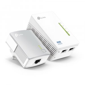 TP-Link TL-WPA4220KIT 300Mbps AV500 WiFi Powerline Extender Starter Kit