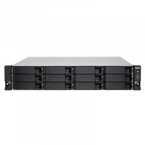 QNAP TS-1283XU-RP-E2124-8G 12 Bay Diskless Rackmount NAS Xeon E-2124 3.3GHz 8GB