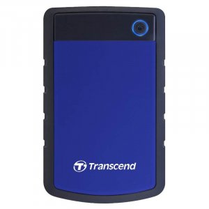 Transcend StoreJet 25H3 2TB USB 3.0 Portable Hard Drive - Blue TS2TSJ25H3B