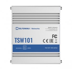 Teltonika Tsw101 - Automotive Unmanaged Poe+ Switch, 112w, 4x Poe Ports,