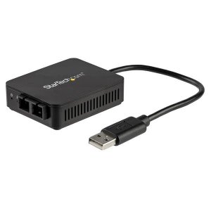 StarTech USB 2.0 to Fiber Optic Converter - 100BaseFX SC - 2 km - MMUS100A20FXSC