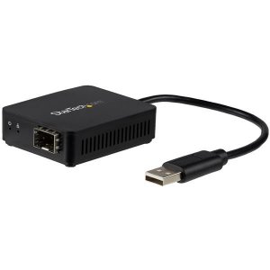 StarTech USB 2.0 to Fiber Optic Converter - Open SFP - Network Adapter