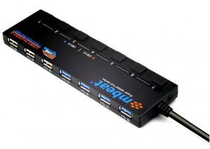 Mbeat 7 Port Powered USB3.0/2.0 Hub 4x USB3.0 3x USB2.0 USB-M43HUB