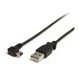 StarTech 90cm USB to Right Angle Mini USB Cable USB2HABM3RA