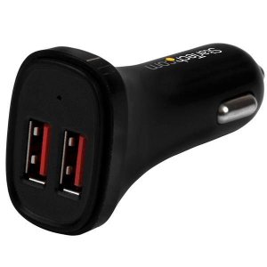 Startech Usb2pcarbks Dual Port Usb Car Charger - 24w / 4.8a