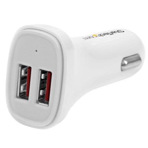 Startech Usb2pcarwhs Dual Port Usb Car Charger - 24w / 4.8a