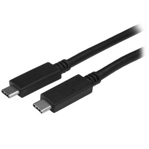StarTech 1m 3ft USB C Cable with 5A PD - USB 3.1 - USB-IF Certified USB31C5C1M