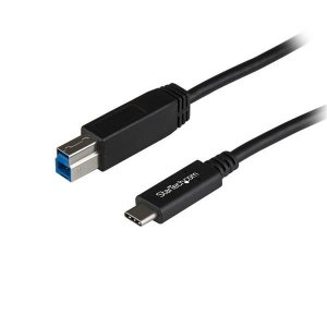 StarTech 1m / 3 ft USB C to USB B Printer Cable M/M - USB 3.1 (10Gbps) USB31CB1M