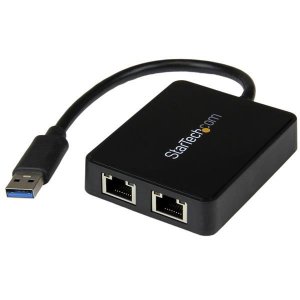 StarTech USB 3.0 Dual Port Gigabit Ethernet Adapter 