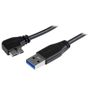 Startech Usb3au50cmls 0.5m 20in Slim Micro Usb 3.0 Cable - M/m