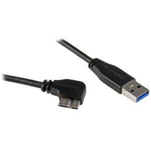 StarTech 0.5m Slim Right-Angle Micro USB 3.0 Cable M/M - USB 3.1 Gen 1