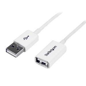 Startech Usbextpaa1mw 1m White Usb 2.0 Extension Cable - M/f