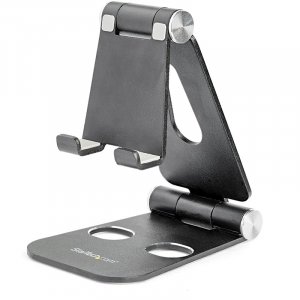 StarTech Phone and Tablet Stand - Foldable Universal Mobile Device Holder USPTLSTNDB
