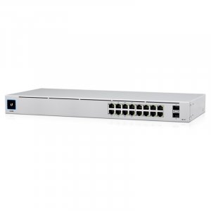 Ubiquiti UniFi Managed PoE+ 16 Port Gigabit Switch with 2 SFP Ports USW-16-POE