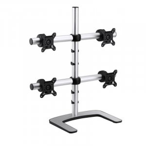 Atdec VFS Freestanding Quad Display Desk Mount up to 32