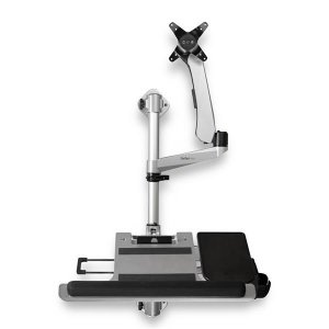 StarTech Wall Mounted Computer Workstation - Articulating Monitor Arm WALLSTSI1