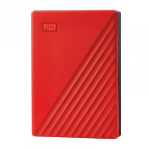 WD My Passport 4TB USB3.0 Portable Storage - Red WDBPKJ0040BRD