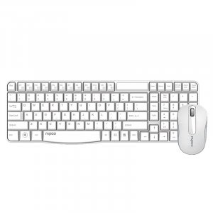 Rapoo X1800S Wireless Optical Mouse & Keyboard Combo - White