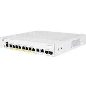 CISCO CBS350-8FP-2G MANAGED SWITCH - 8 PORT GE - FULL POE - 2X1G COMBO - LIMITED LIFETIME PROTECTION (CBS350-8FP-2G)