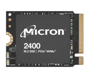 Micron 2400 2TB M.2 2230 NVMe SSD 4500/4000 MB/s 650K/700K 600TBW 2M MTTF AES 256-bit Encryption 3yrs wty