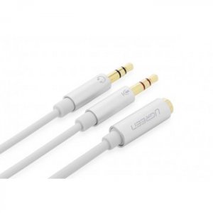 Ugreen 3.5mm Female To 2mm Male Audio Cable - White (20897)