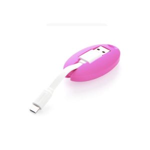 Ugreen USB to Micro USB Key Chain Cable - Pink