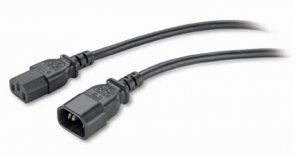 APC IEC C13 Socket to IEC C14 Plug Power Cord, 2.5m