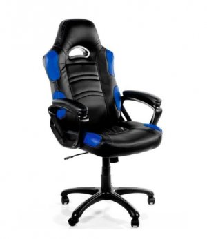 Arozzi Aro-enzo-bl Black & Blue Enzo Adjustable Ergonomic Motorsports Inspired Desk Chair