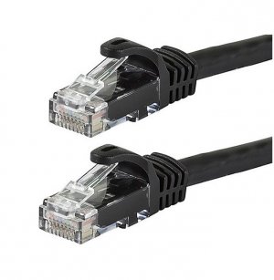 Astrotek Cat6 Cable 50cm - Black Color Premium Rj45 Ethernet Network Lan Utp Patch Cord 26awg-cca Pvc Jacket