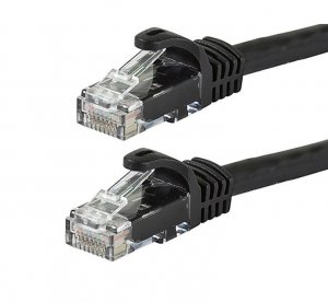 Astrotek Cat6 Cable 10m - Black Color Premium Rj45 Ethernet Network Lan Utp Patch Cord 26awg-cca Pvc Jacket