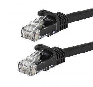 Astrotek Cat6 Cable 1m - Black Color Premium Rj45 Ethernet Network Lan Utp Patch Cord 26awg-cca Pvc Jacket