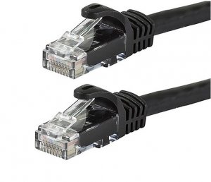 Astrotek Cat6 Cable 2m - Black Color Premium Rj45 Ethernet Network Lan Utp Patch Cord 26awg-cca Pvc Jacket