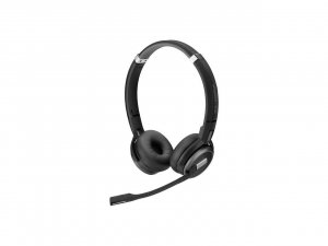 Sennheiser Dect Wireless Headset For Sdw 5000 Series, Dual Ear And Stereo. Mute Button On Boom.