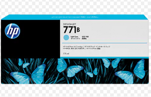 Hp B6y04a 771b 775ml Light Cyan Ink Cart B6y04a