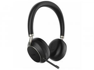 Yealink Teams-bh76-ch-bl-c Teams Certified Bluetooth Wireless Stereo Headset, Black, Anc, Usb-c, Includes Charging Stand, Rectractable Microphone, 35