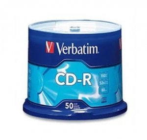 Verbatim 700MB 52x CD-R (Tube of 50pcs)