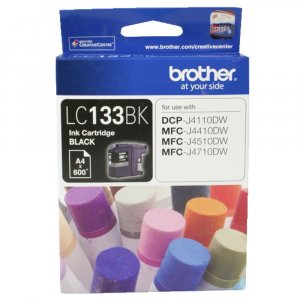 Brother Lc-133bk Black Ink Cartridge - Mfc-j6520dw/j6720dw/j6920dw And Dcp-j4110dw/mfc-j4410dw/j4510dw/j4710dw And Dcp-j152w/j172w/j552dw/j752