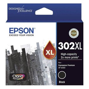 Epson 302xl Pigment Black Ink Claria Premium For Expression Premium Xp-6000