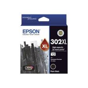 Epson 302xl Photo Black Ink Claria Premium For Expression Premium Xp-6000