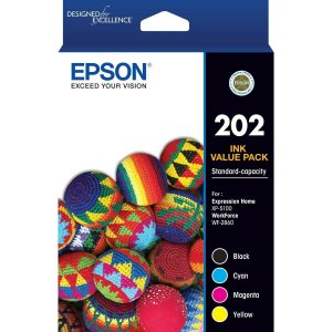 Epson C13t02n392 202 Standard 4 Ink Pack Xp-5100 Wf-2860