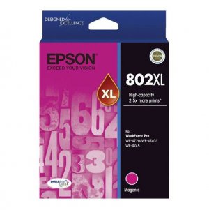 Epson C13t356392 802xl Magenta Durabrite Ink