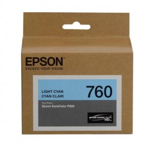Epson C13t760500 Ultrachrome Hd Ink - Light Cyan Ink Cart